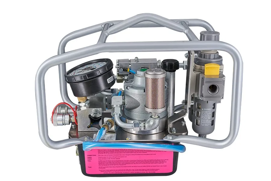 HYTORC JetPro S-Air air-powered pump — side view