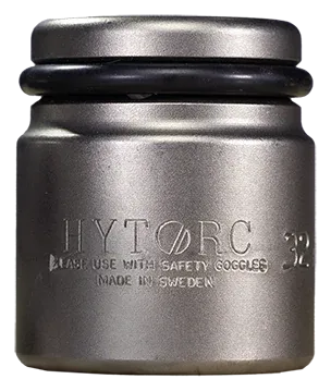 HYTORC Eco Line impact socket with a silver oxide finish