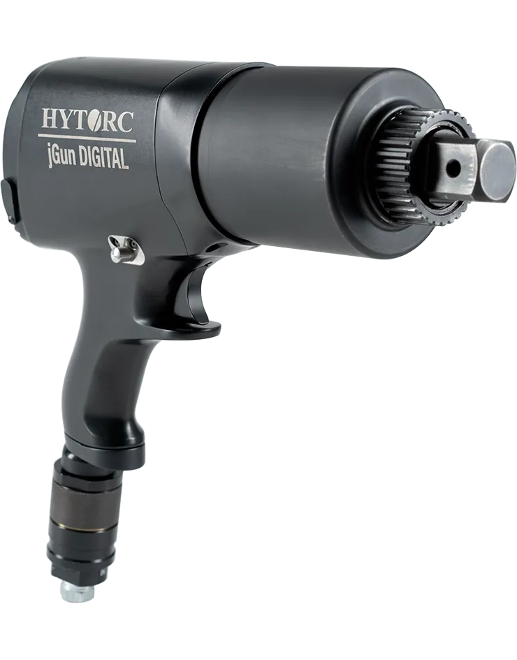 HYTORC jGun Digital Speed pneumatic torque tool — front view