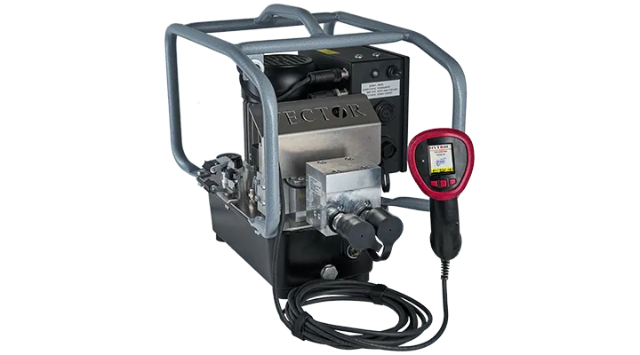 HYTORC VECTOR MINI hydraulic power pack — front view