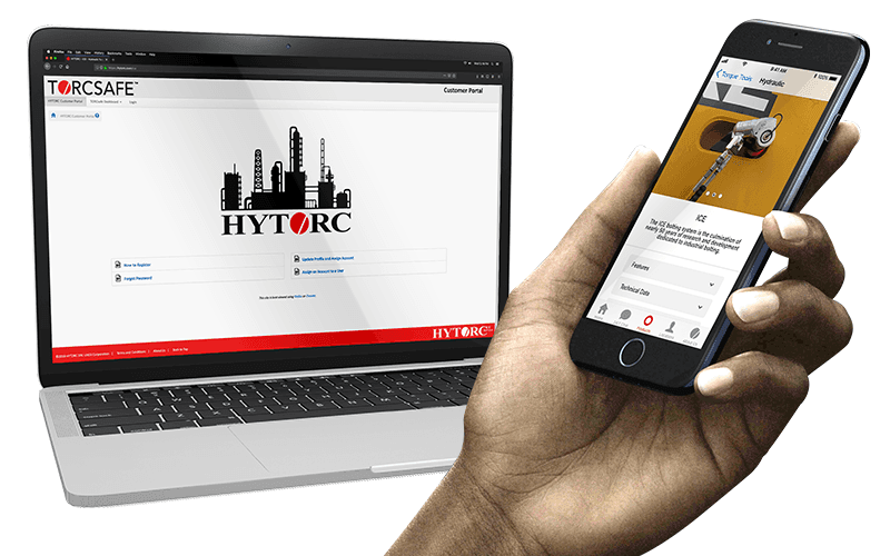 HYTORC bolting software digital tools